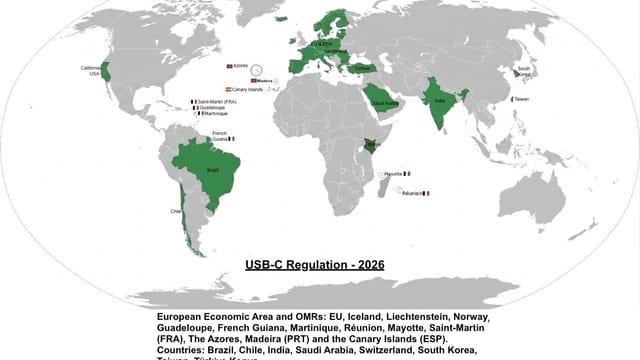 USB-C Regulation World Map 2.0 2026