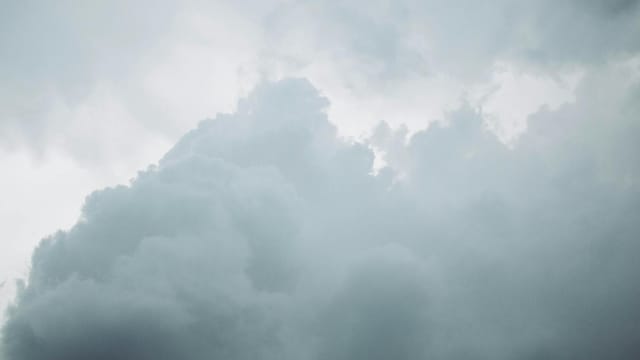 A moody cloudscape capturing the drama and beauty of the sky in Karachi, Pakistan.