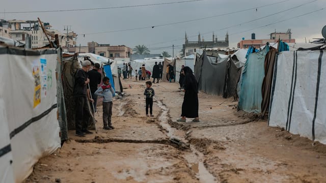 A poignant look at life in a Gaza refugee camp, capturing resilience and daily challenges.