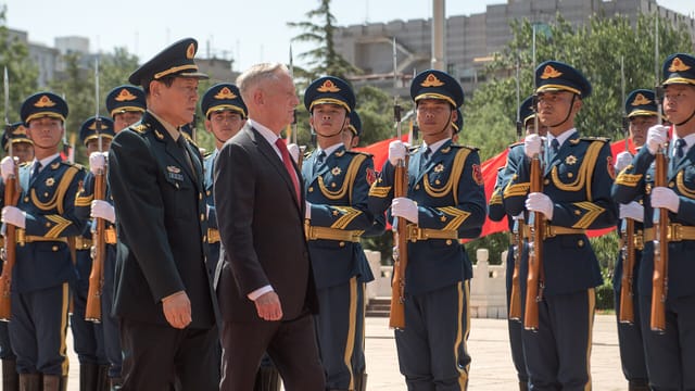 U.S. Secretary of Defense James Mattis meets with China's Minister of Defense Gen. Wei Fenghe in Beijing, China, on June 28, 2018 - 9