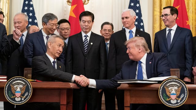 Signing Ceremony Phase One Trade Deal Between the U.S. & China (49391434906)