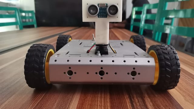 Obstacle avoidance robot car
