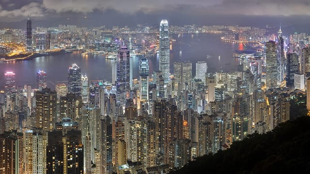 Hong Kong Night Skyline
