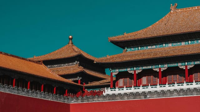 Stunning capture of the Forbidden City in Beijing, showcasing traditional Chinese architecture.