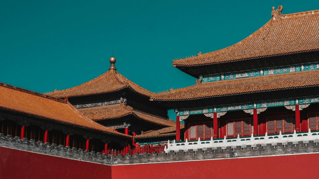 Stunning capture of the Forbidden City in Beijing, showcasing traditional Chinese architecture.