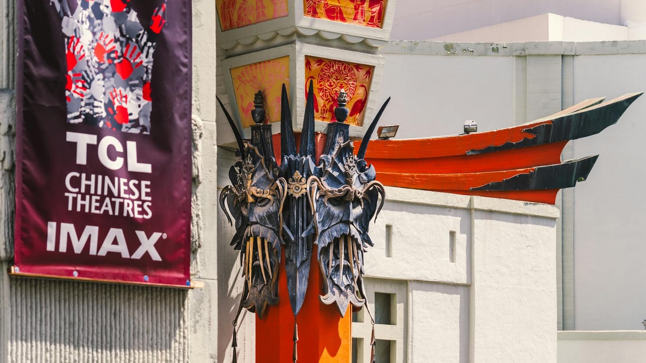 Close-up of TCL Chinese Theatre exterior showcasing unique architectural elements.