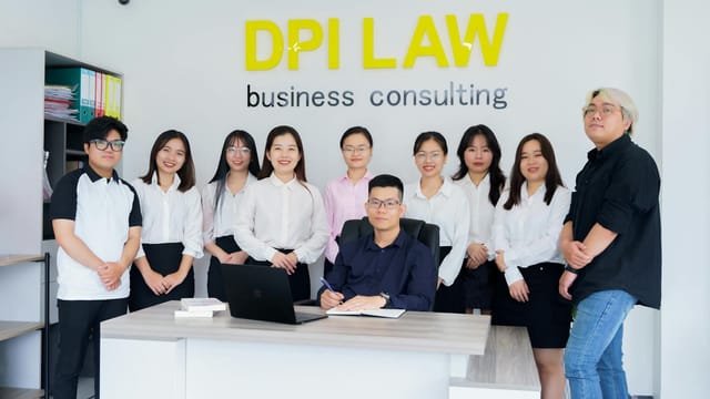 A diverse group of professionals in a business consulting office setting.