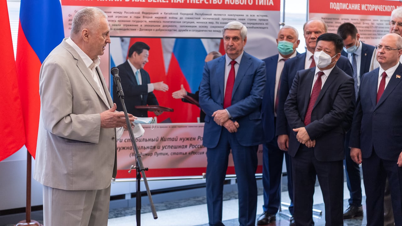 Vladimir Zhirinovsky on exhibition of Russia-China relations (2021-06-28) 20