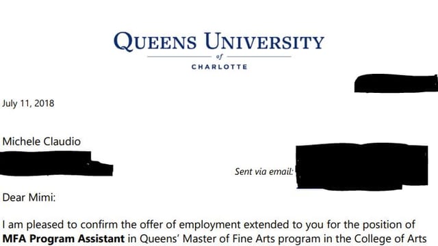 MFA Employment Offer