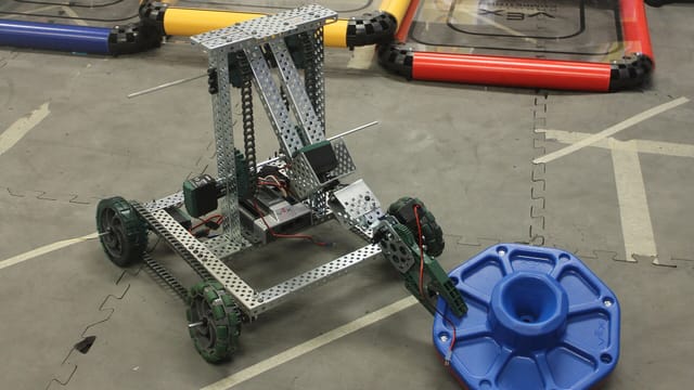 VEX Robotics Competition Robot with Cap