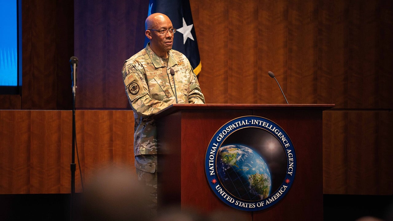 Navy Flag Officer and Senior Executive Service (NFOSES) symposium at the National Geospatial-Intelligence Agency in Springfield, Virginia on March 12, 2024 - 18