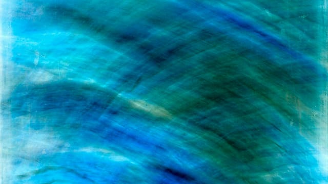 Vibrant abstract artwork showcasing dynamic blue fluid textures.