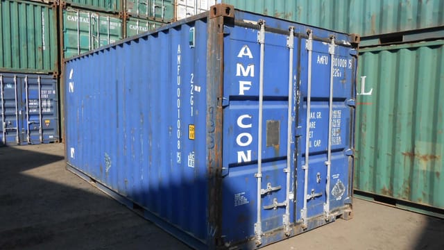Illustrative image: 20 Foot Shipping Container Storage Yard