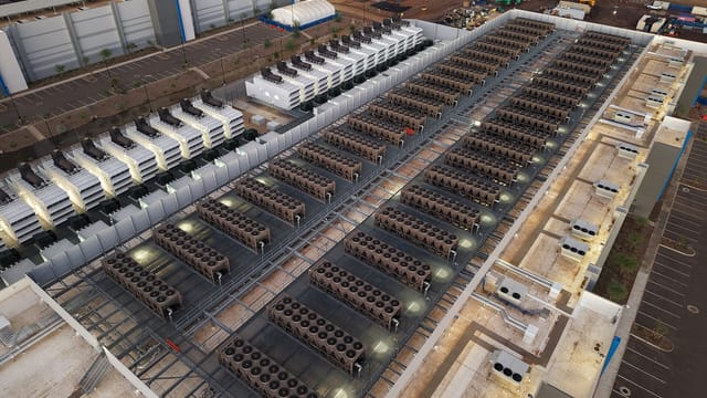 Illustrative image: Data center roof