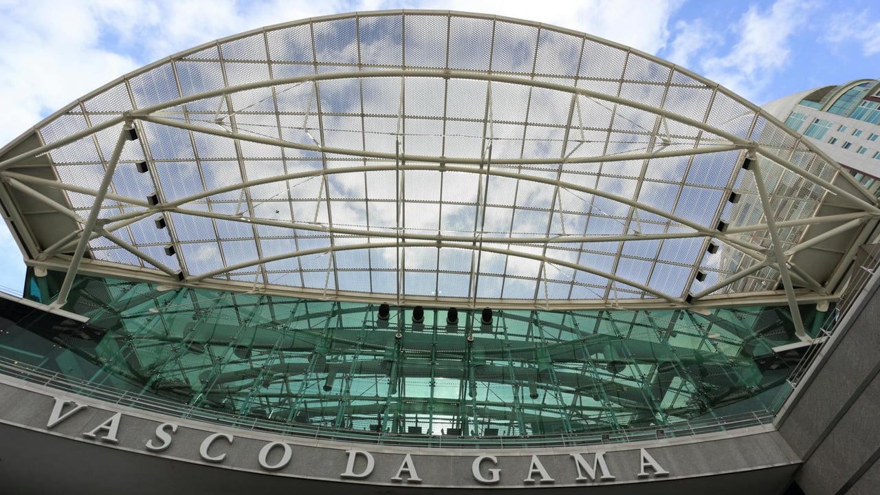 Explore the sleek modern architecture of Vasco da Gama, Lisbon, highlighting its contemporary structure.