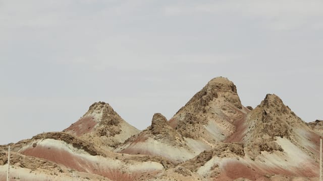 Colorful geological formations in Tabriz, Iran showcasing natural beauty.