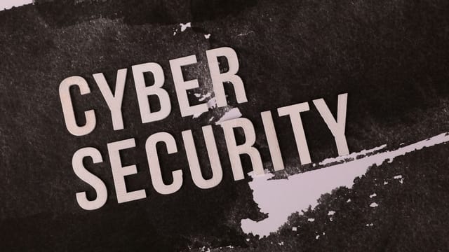Cyber security concept shown on grunge-style background highlights the importance of digital protection.